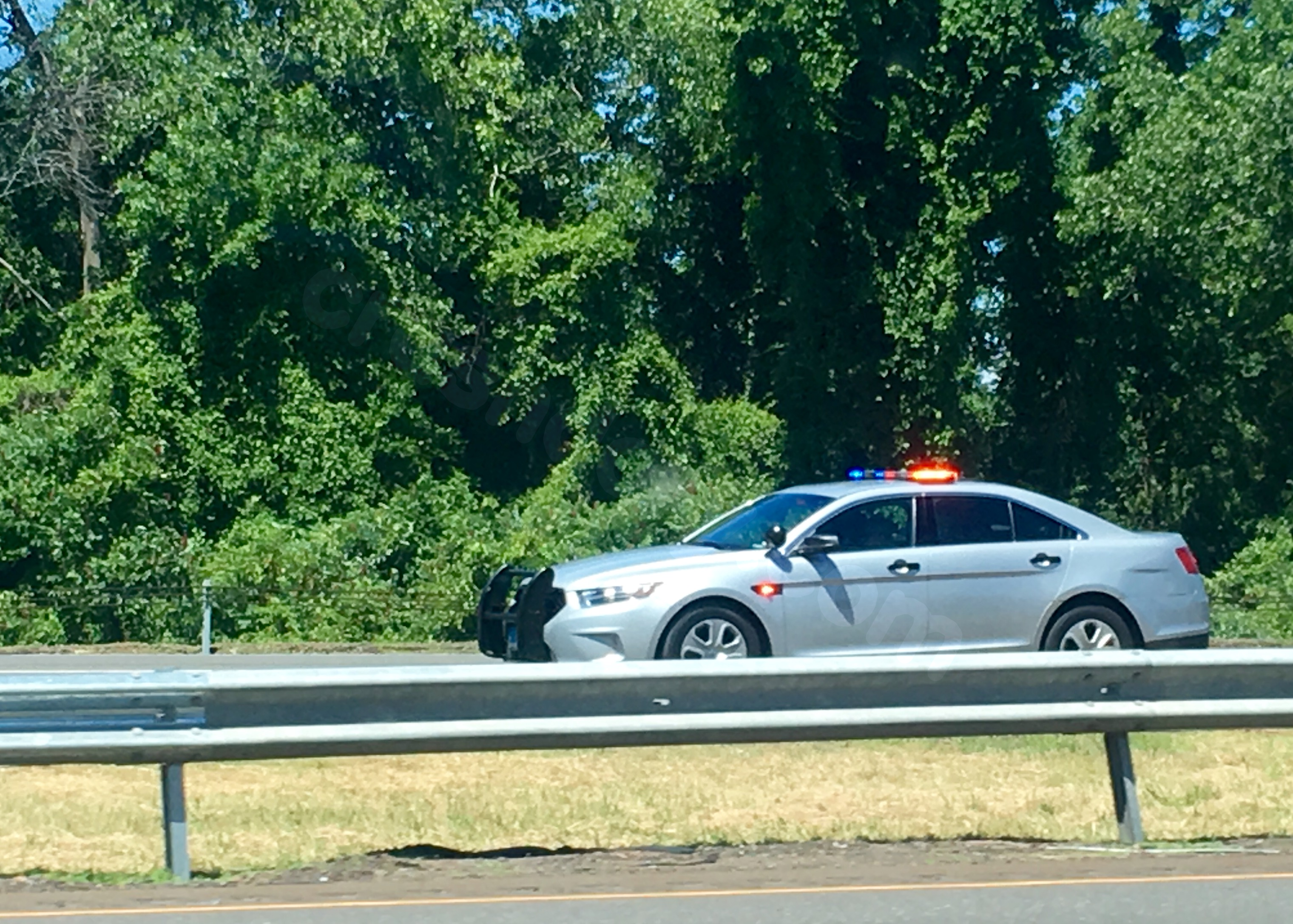 Car plunges off embankment on I-91 in Windsor, resulting in severe injuries