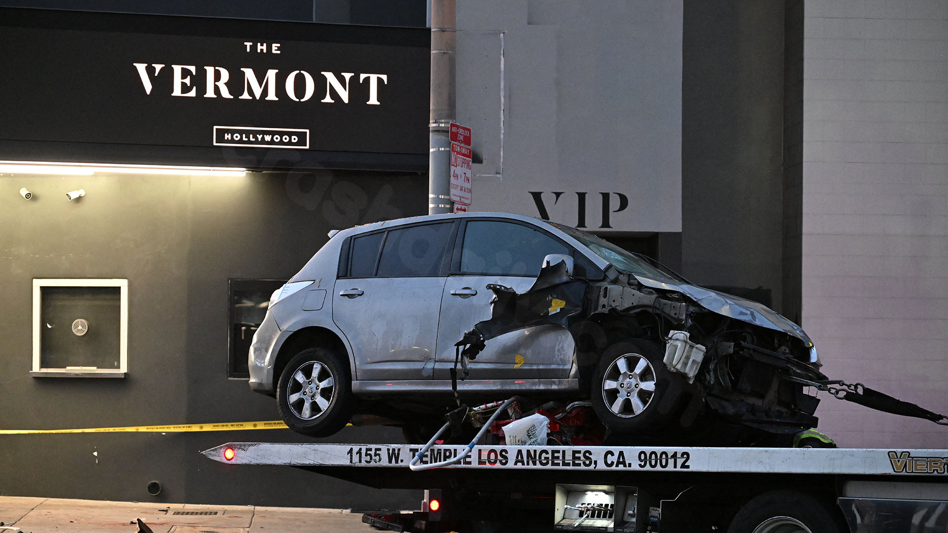 Multiple people hurt as car crashes into crowd near L.A. nightclub