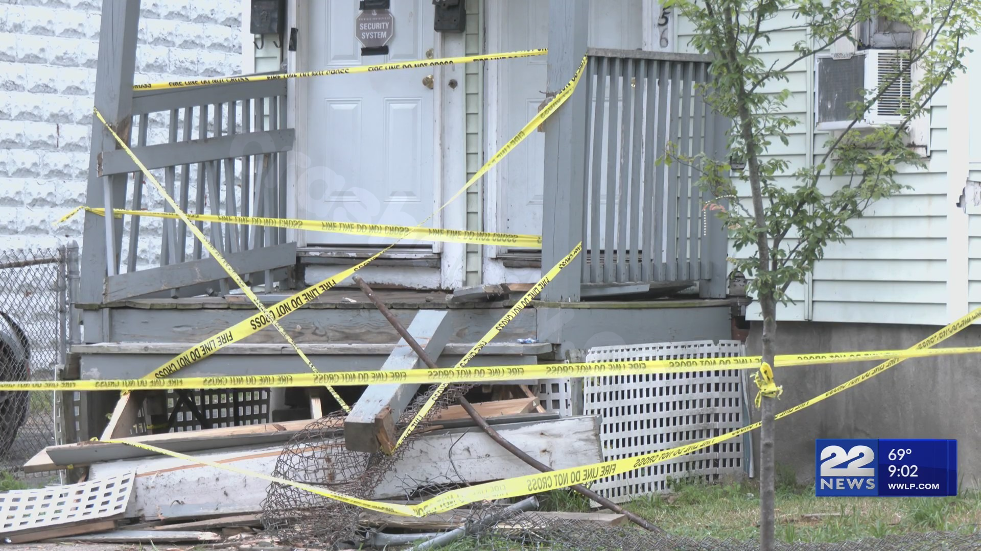 Suspect detained for crashing into two residences on Eastern Avenue, Springfield