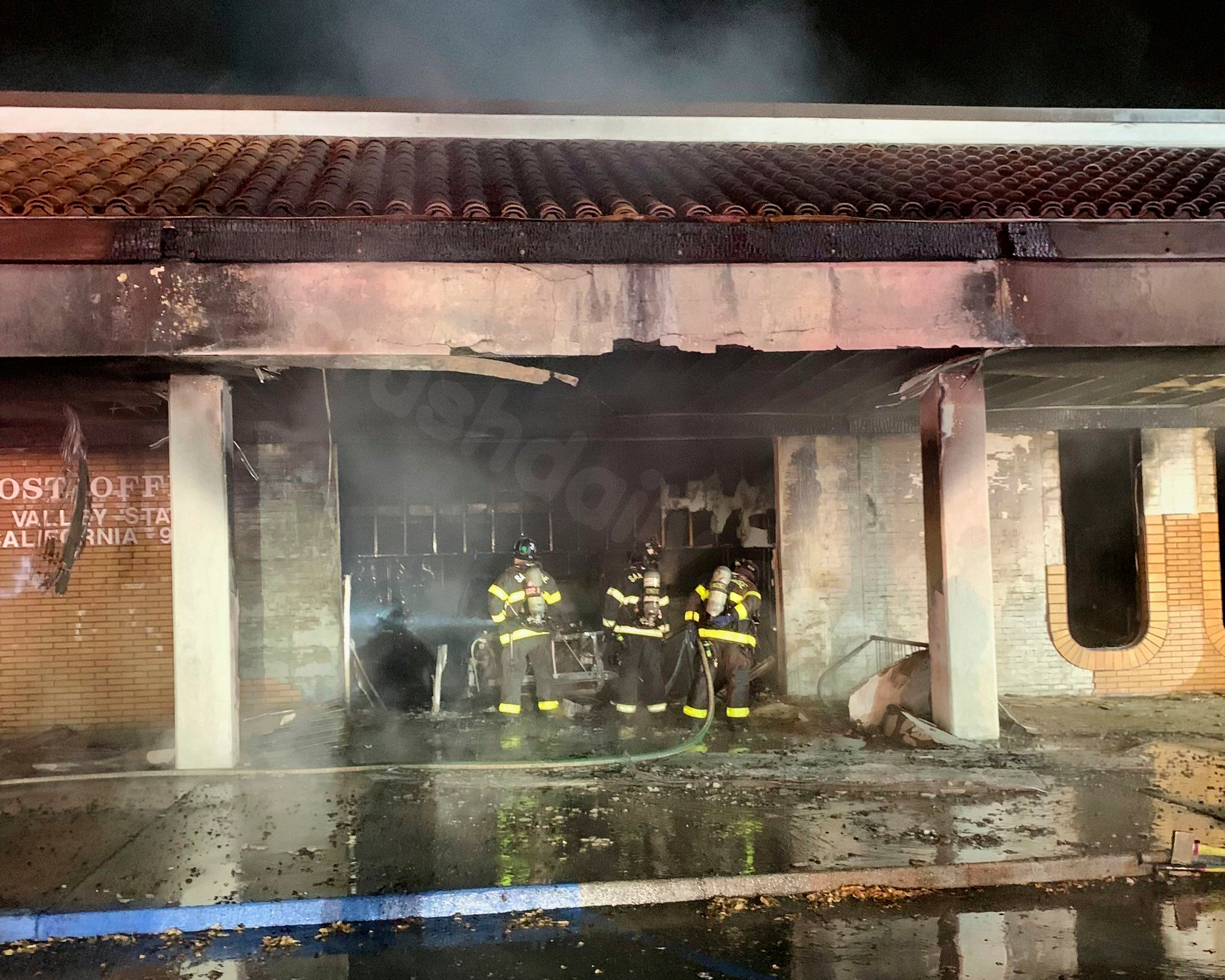 Arrest made after car smashes into post office and ignites in San Jose, CA