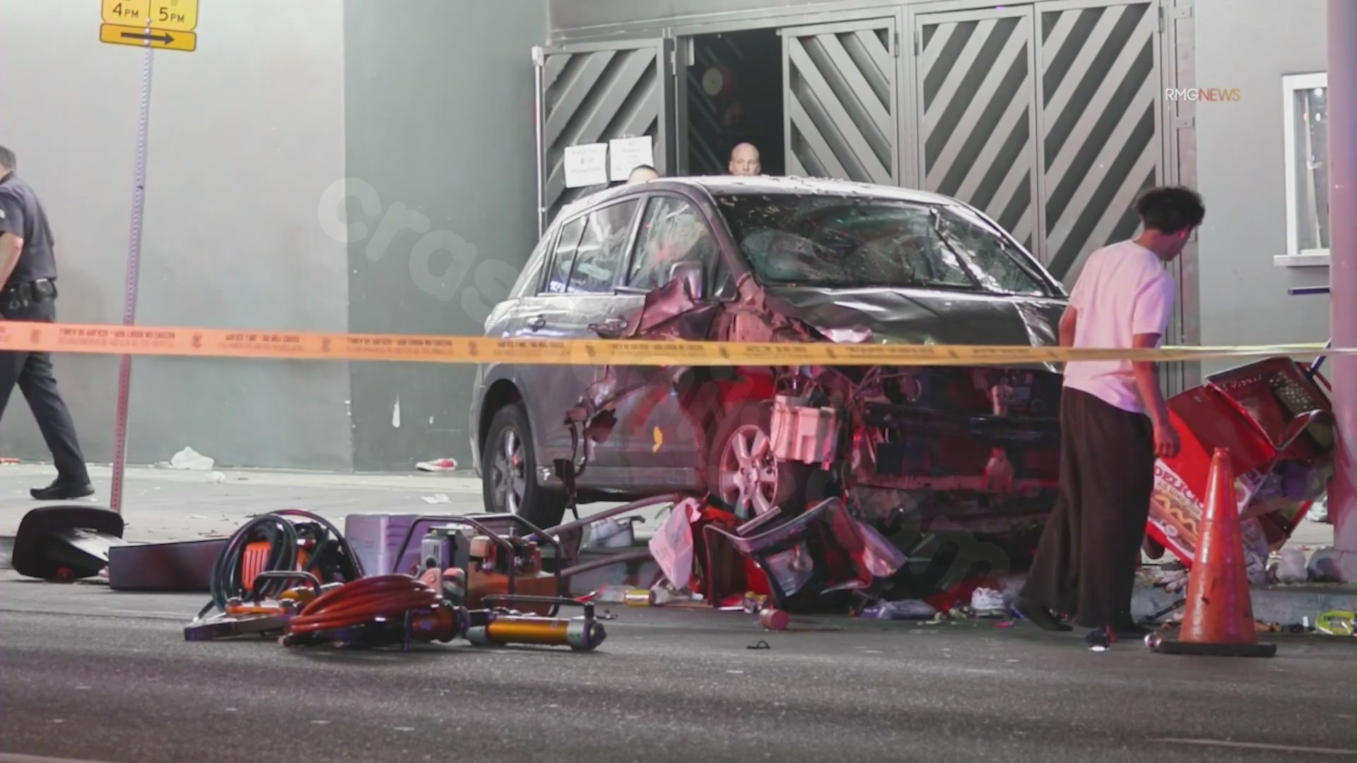 Car crashes into crowd outside East Hollywood nightclub, injuring over 30 people