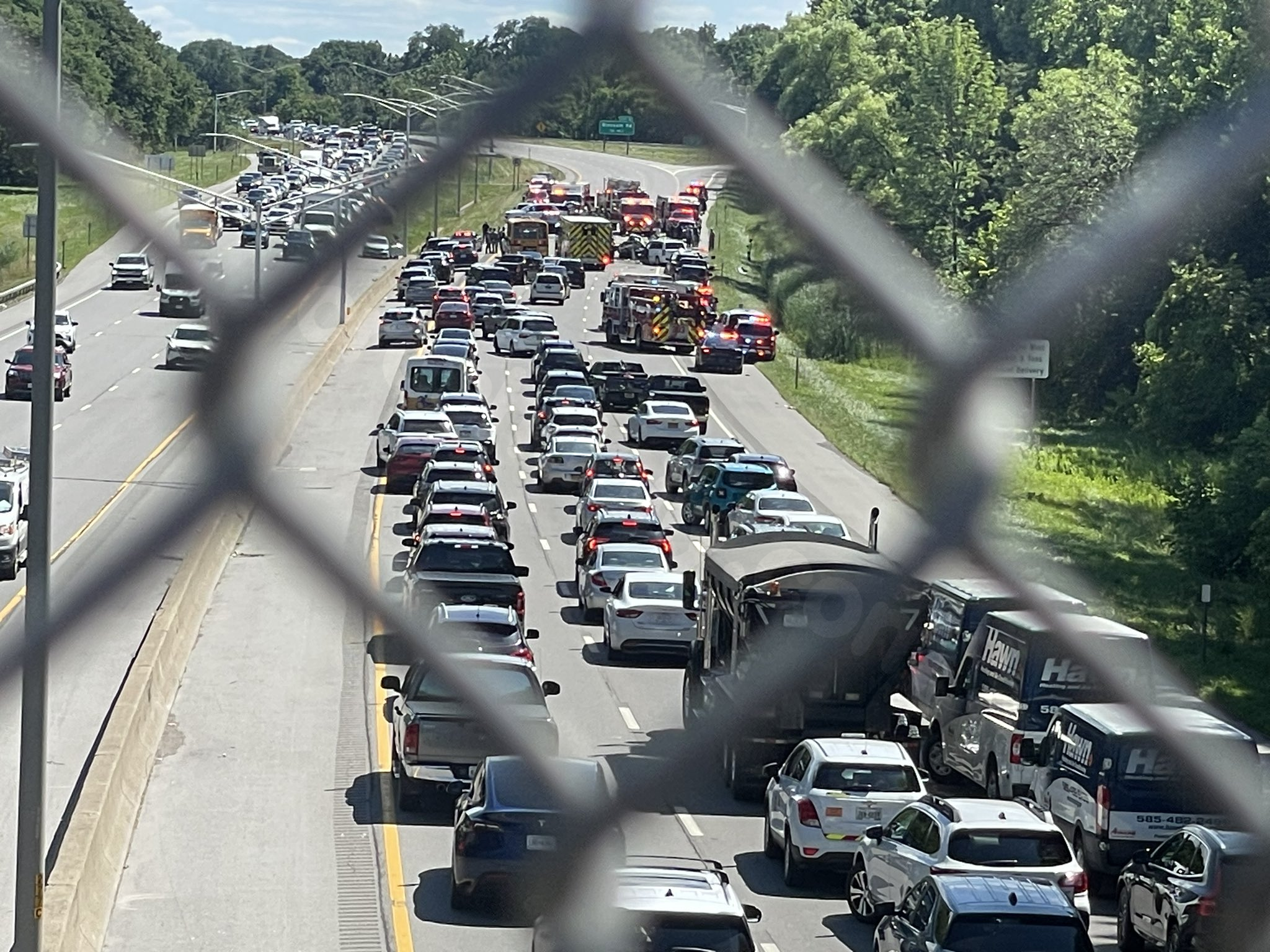 I-590 South Closed Due to Severe Accident