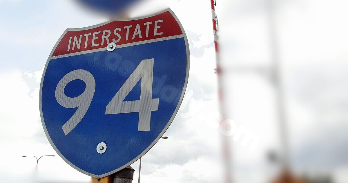 Interstate 94 in Dunn County closed due to crash; 1 person injured.
