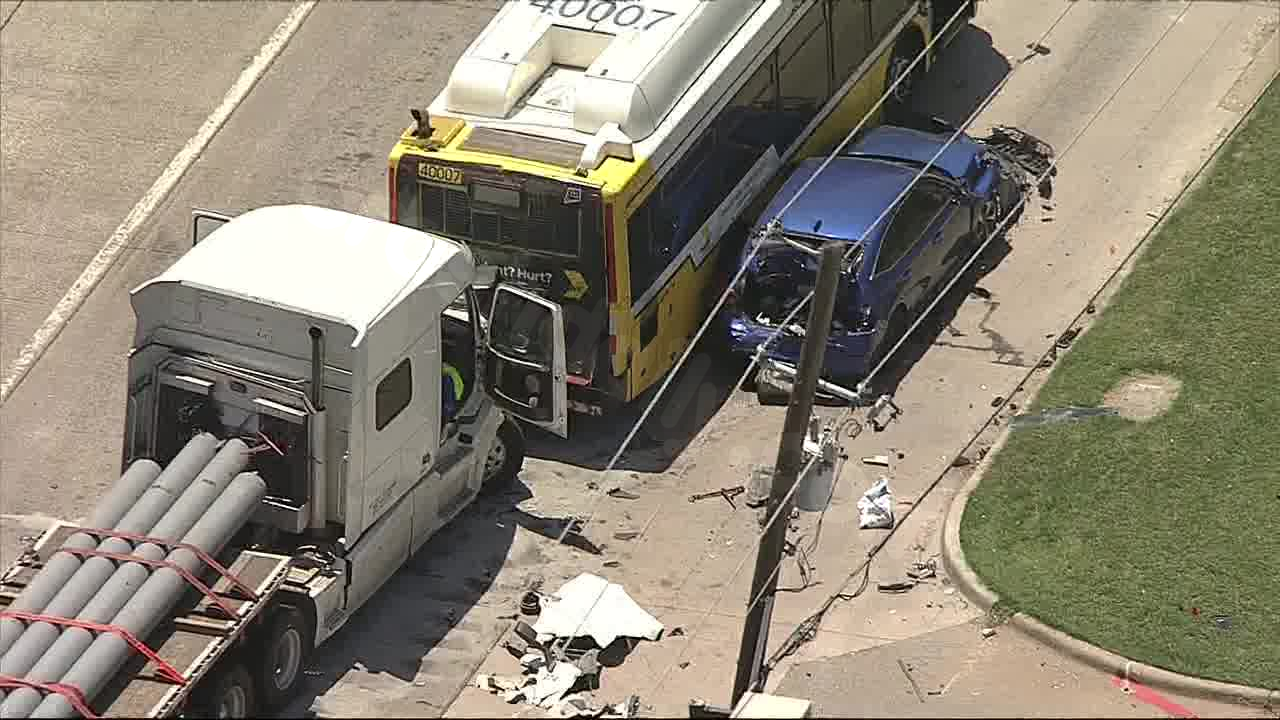 Truck driver's unconsciousness causes crash in Dallas, leaving one dead and six injured