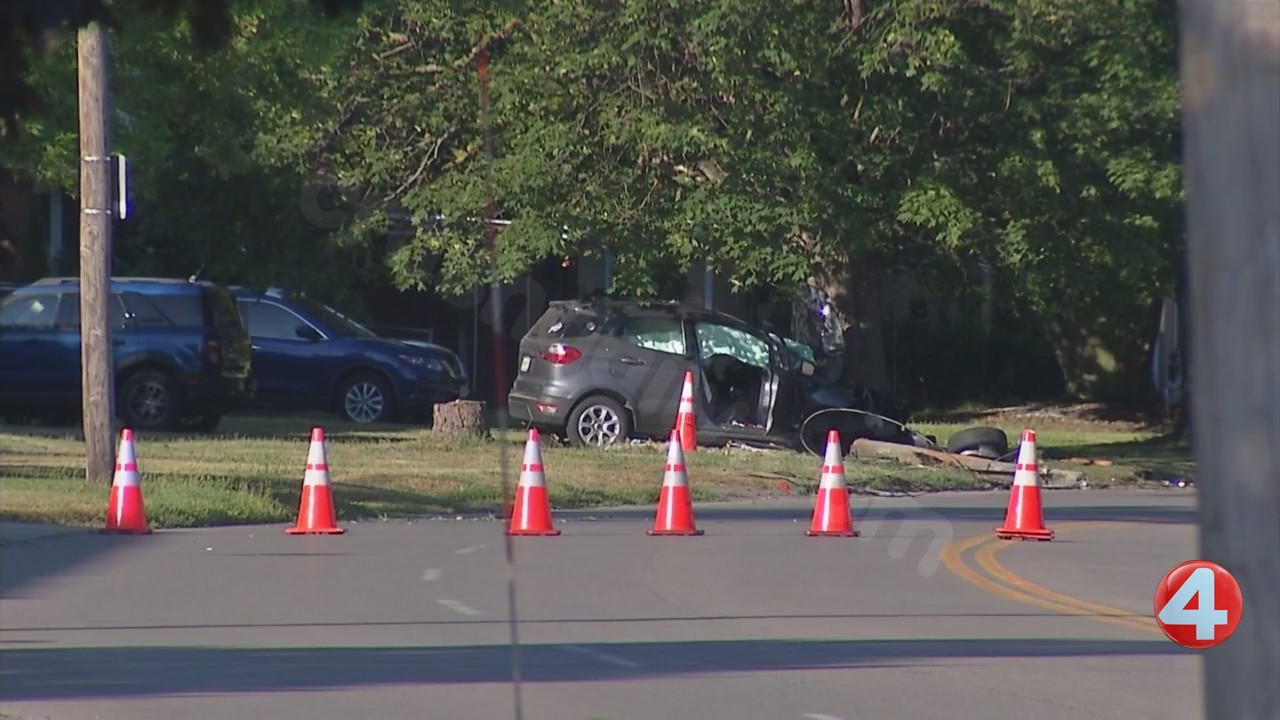Crash in Amherst injures 2 severely