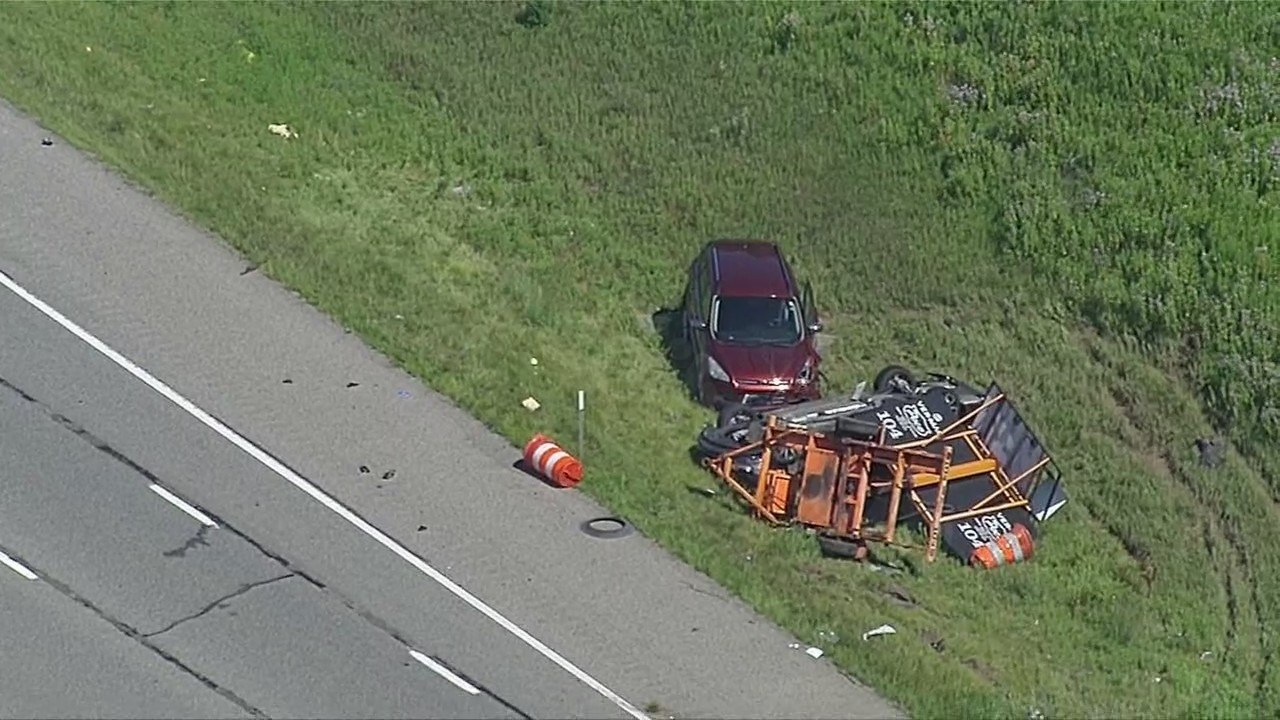 Deadly accident causes traffic backup on westbound I-96 near Kensington Road