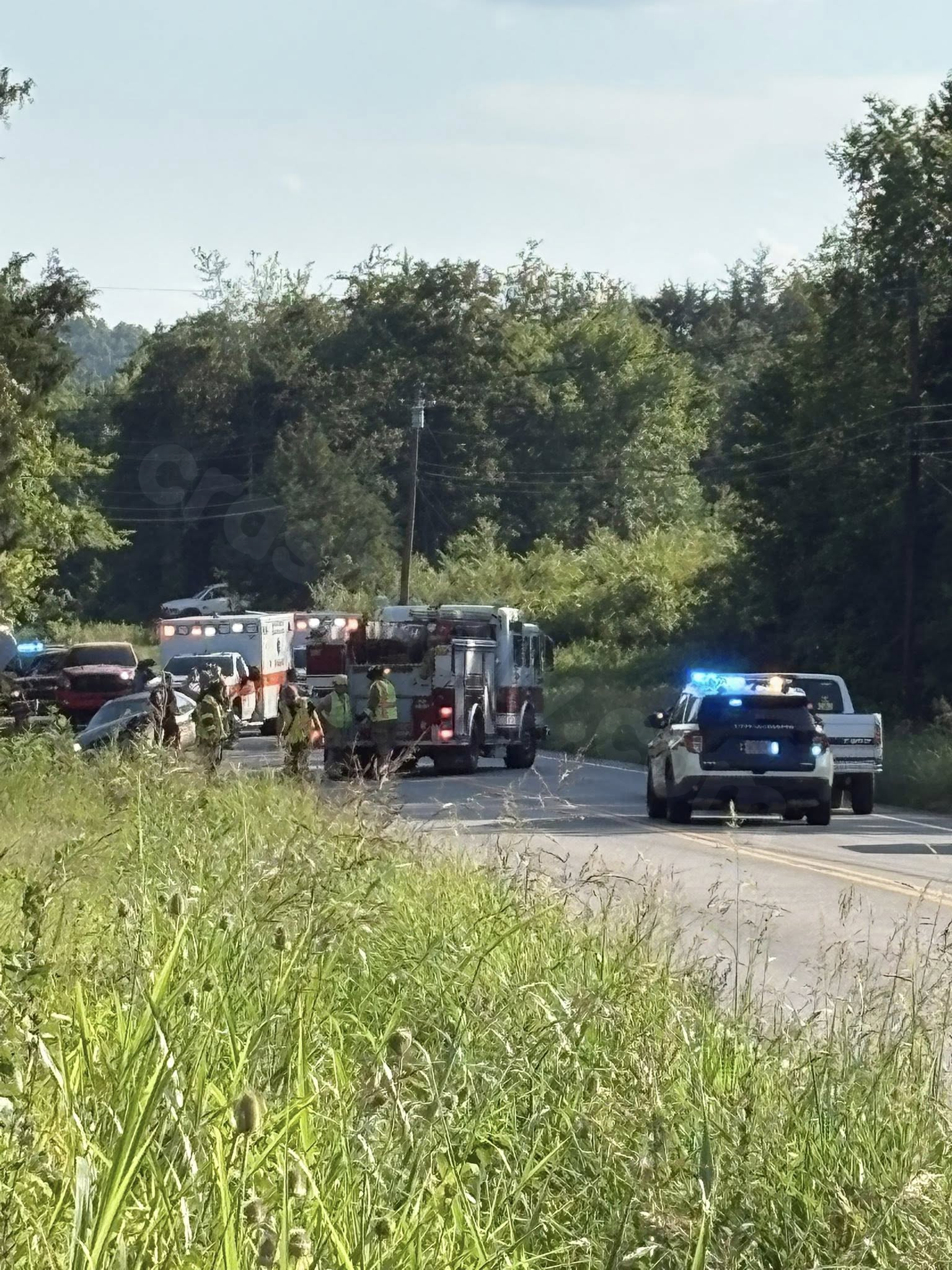 Investigation of Severe Car Crash on Baileyton Road