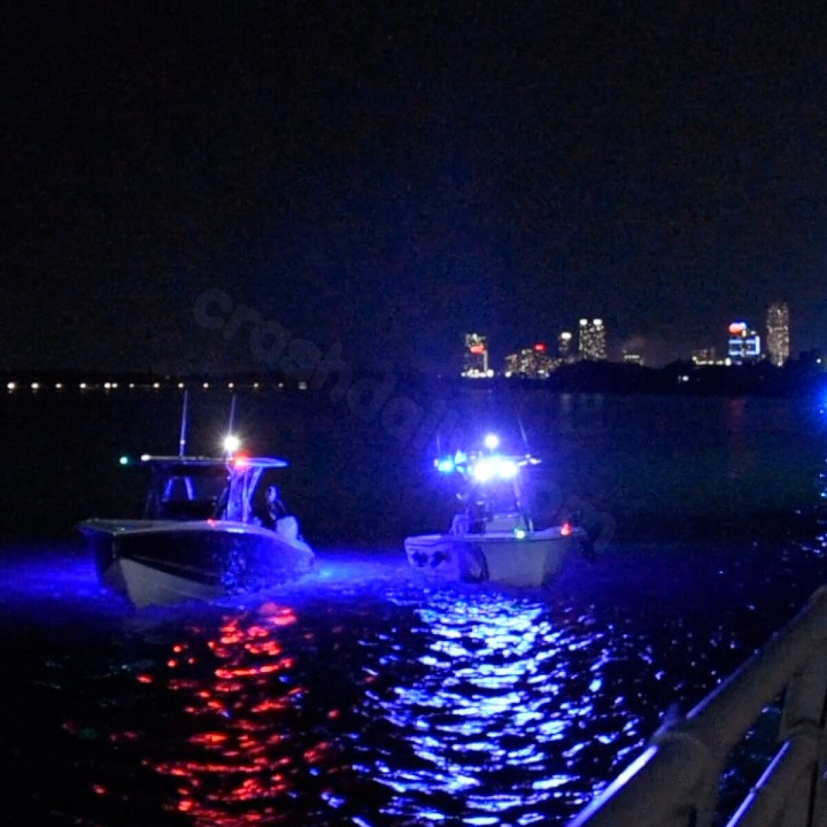 Search underway for two boaters after collision in Niagara River.