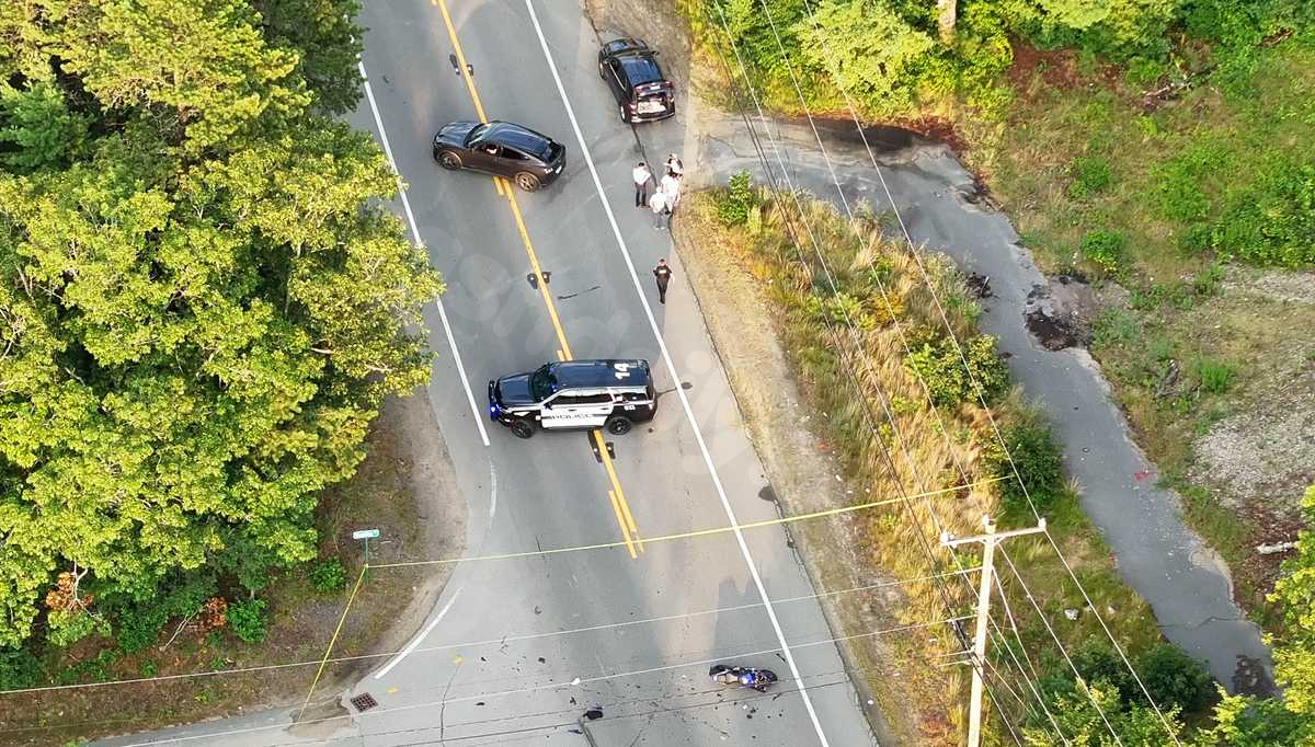 Driver charged with manslaughter and fourth offense of operating a vehicle under the influence in relation to deadly Wareham motorcycle collision.