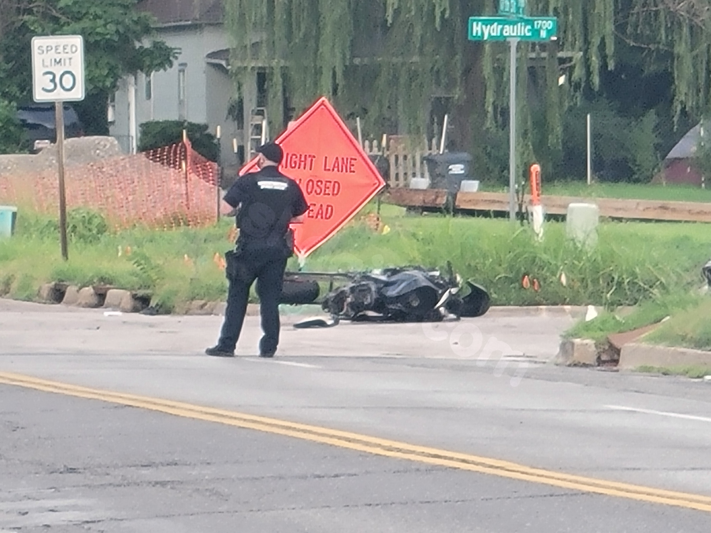 Fatal motorcycle accident in north Wichita