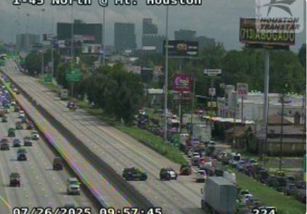 Reopening of I-45 North after fatal accident