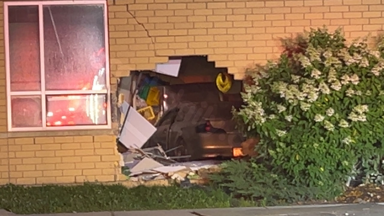 Driver arrested for OWI after crashing car into Racine school