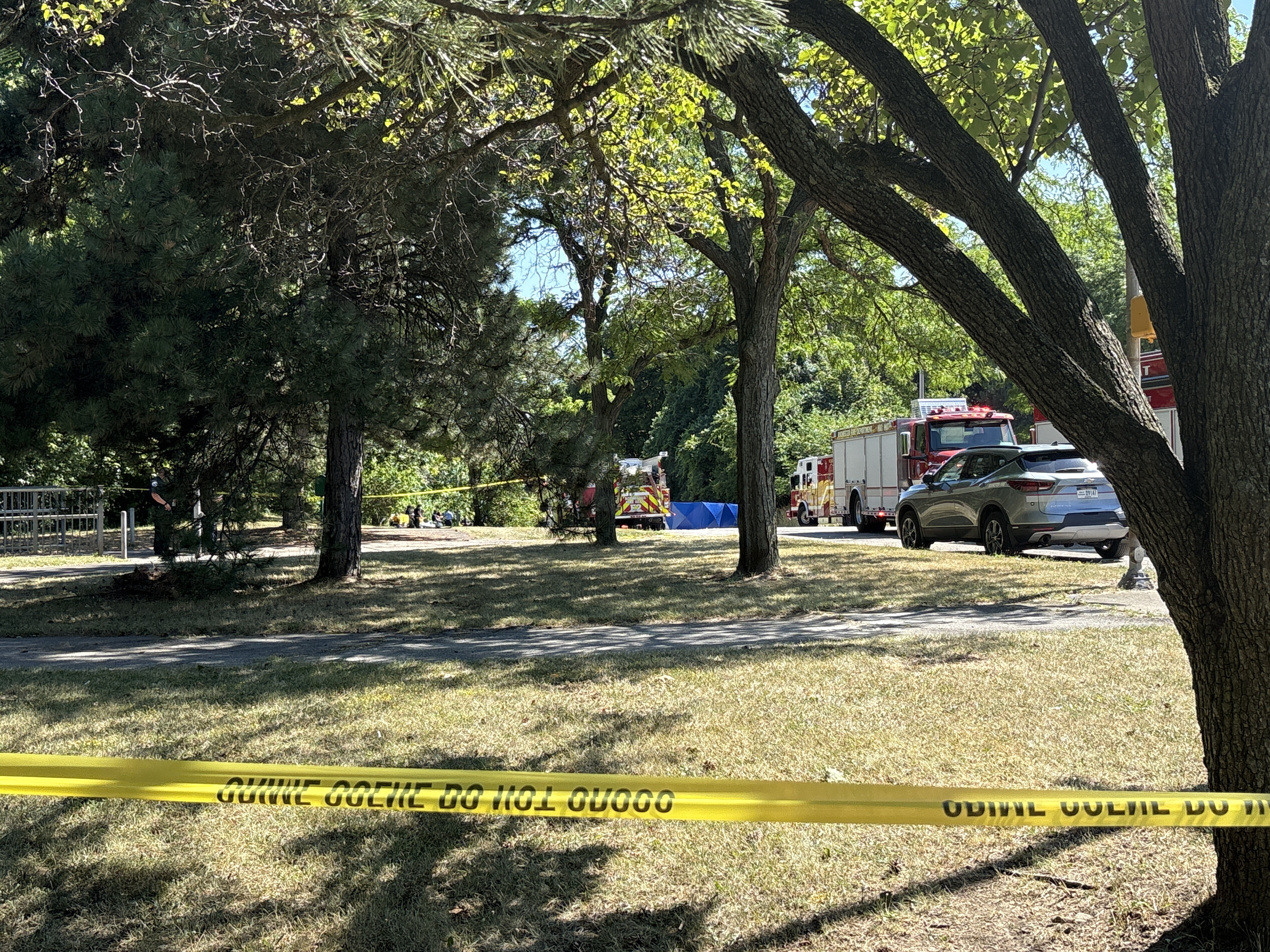 Plane crashes by Maplewood park road