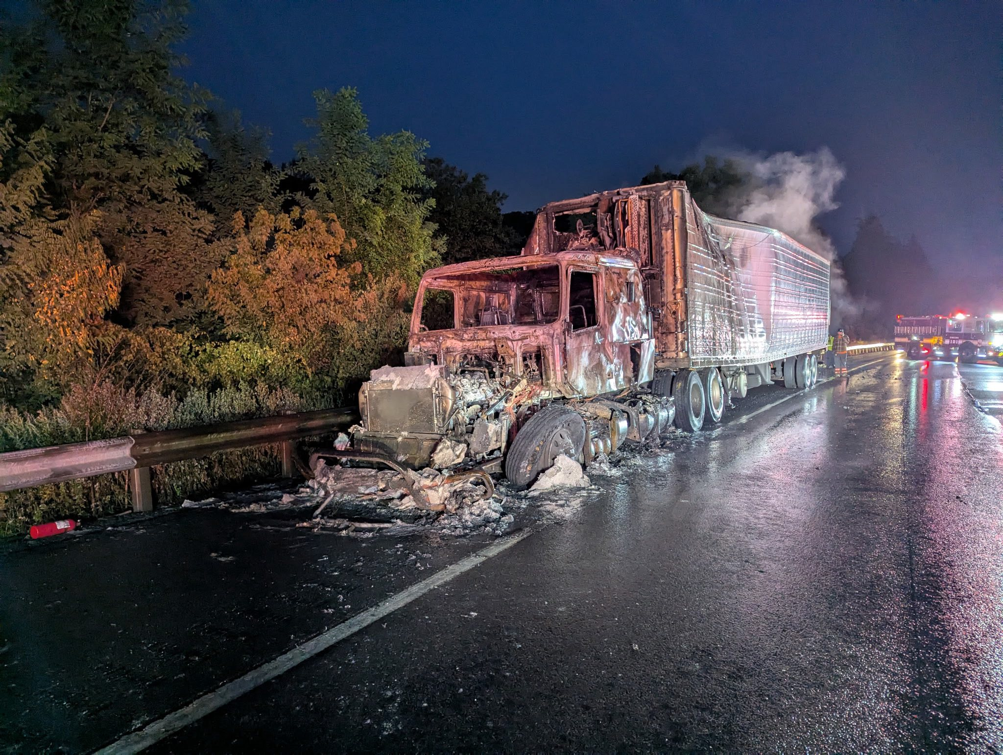 Truck carrying watermelons catches fire on I-70, leads to significant traffic delay in Frederick County
