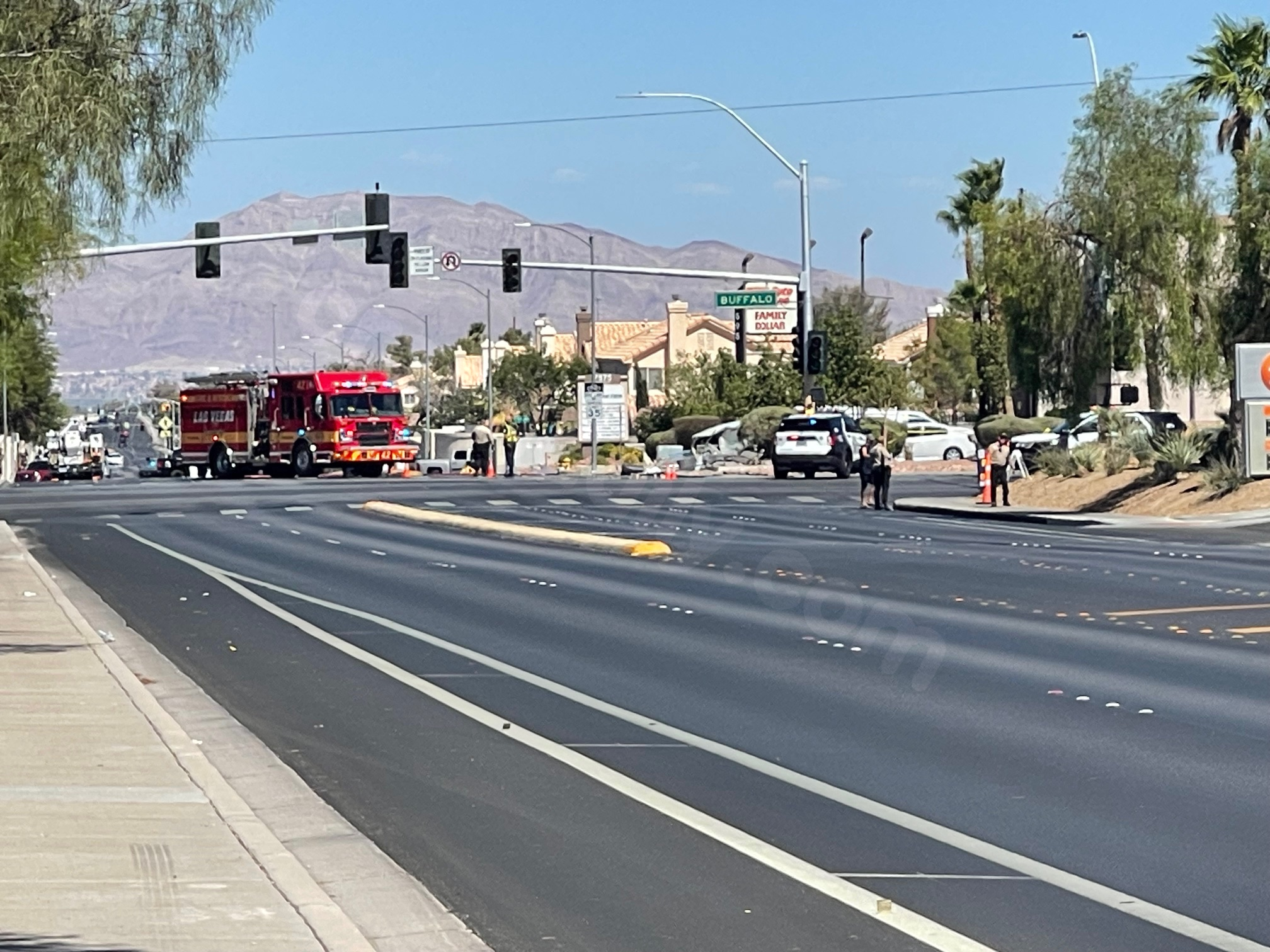 Two individuals in critical condition after accident in northwest Las Vegas area