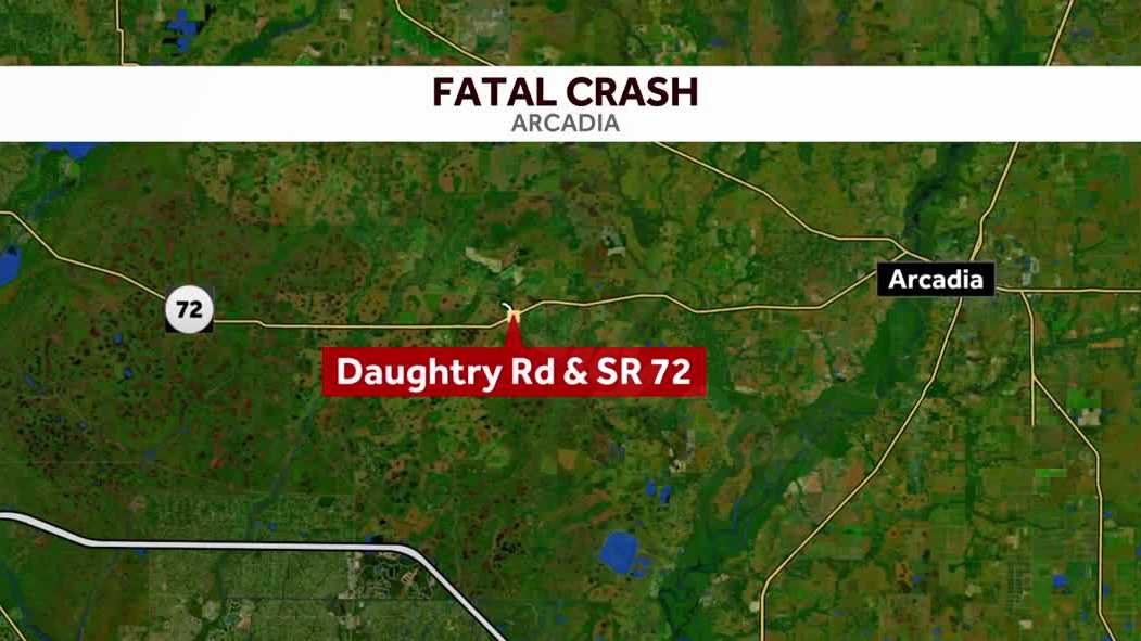 Deadly car collision occurs in Arcadia on Saturday afternoon
