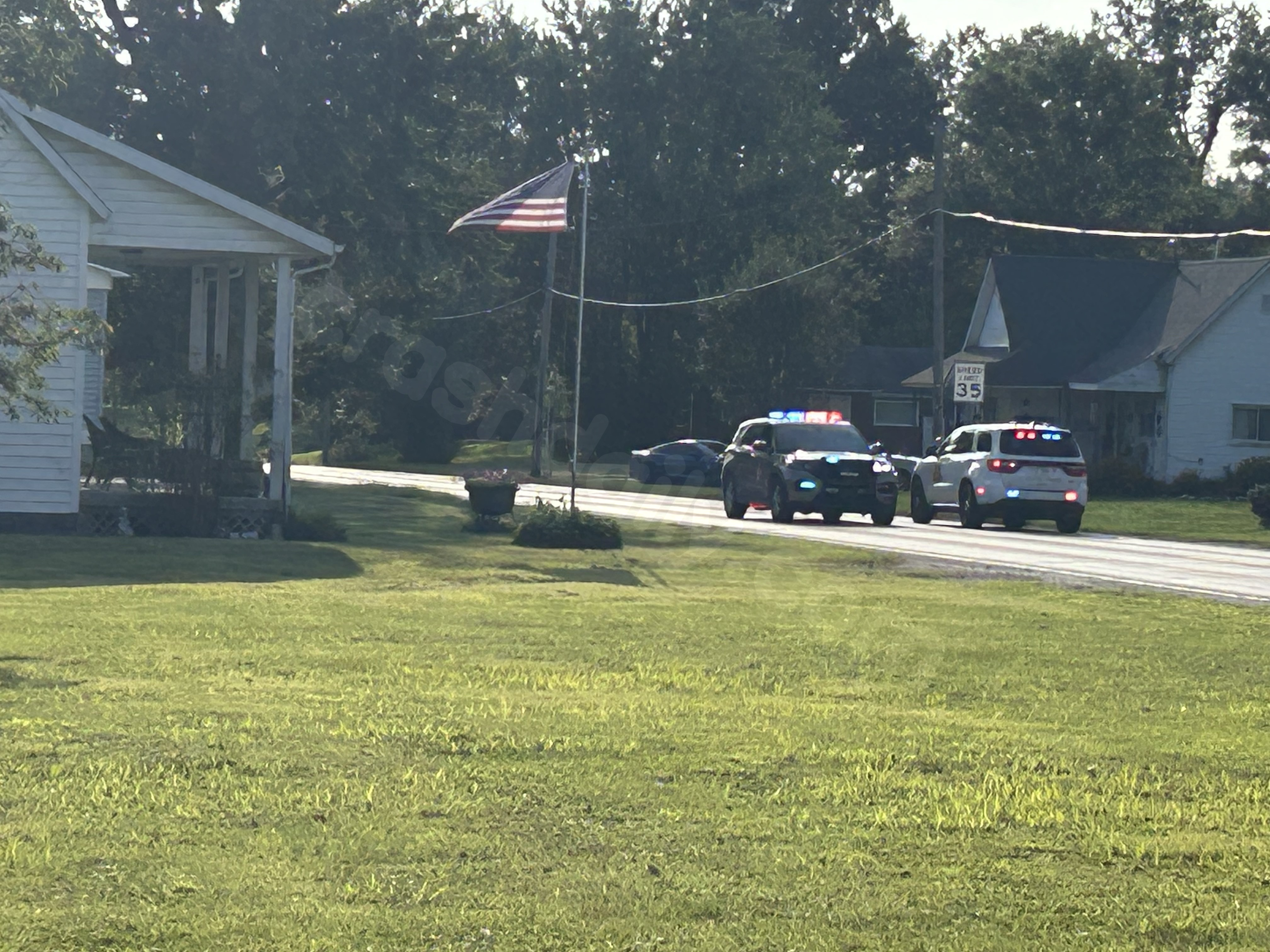 Hymera Road Shut Down after Accident