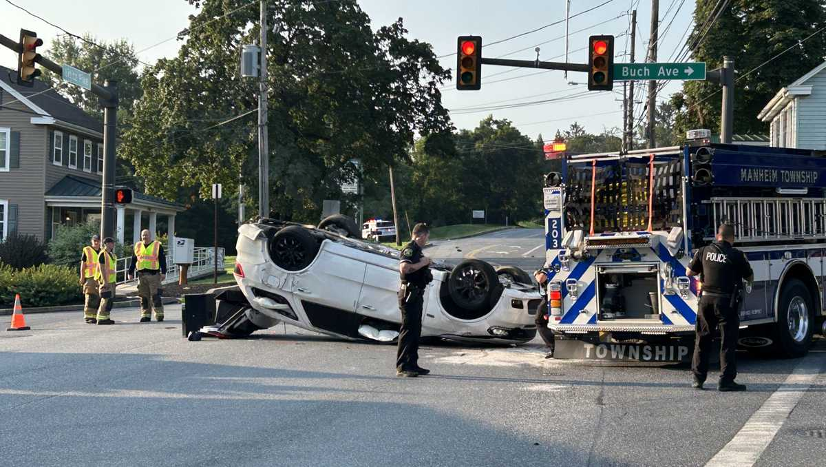One person injured in Lancaster County rollover accident