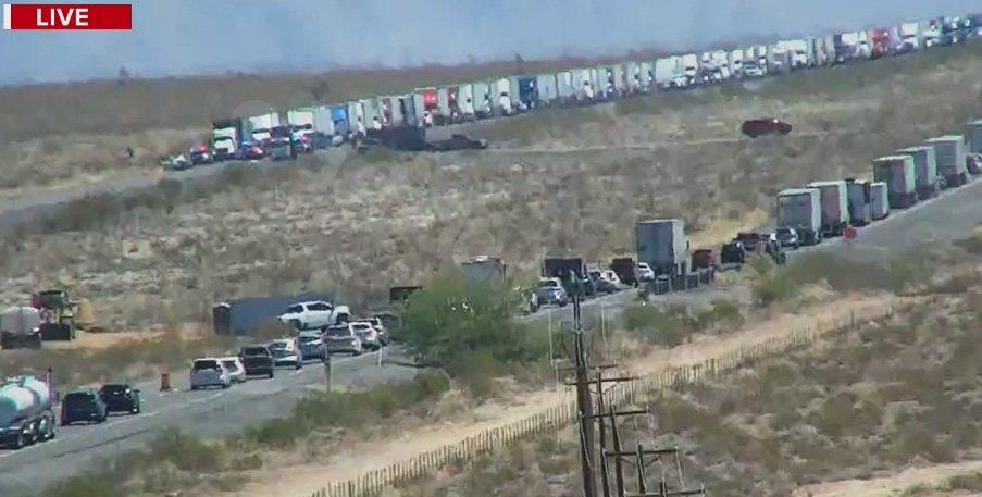 Recovery of 15 vehicles following fatal crash