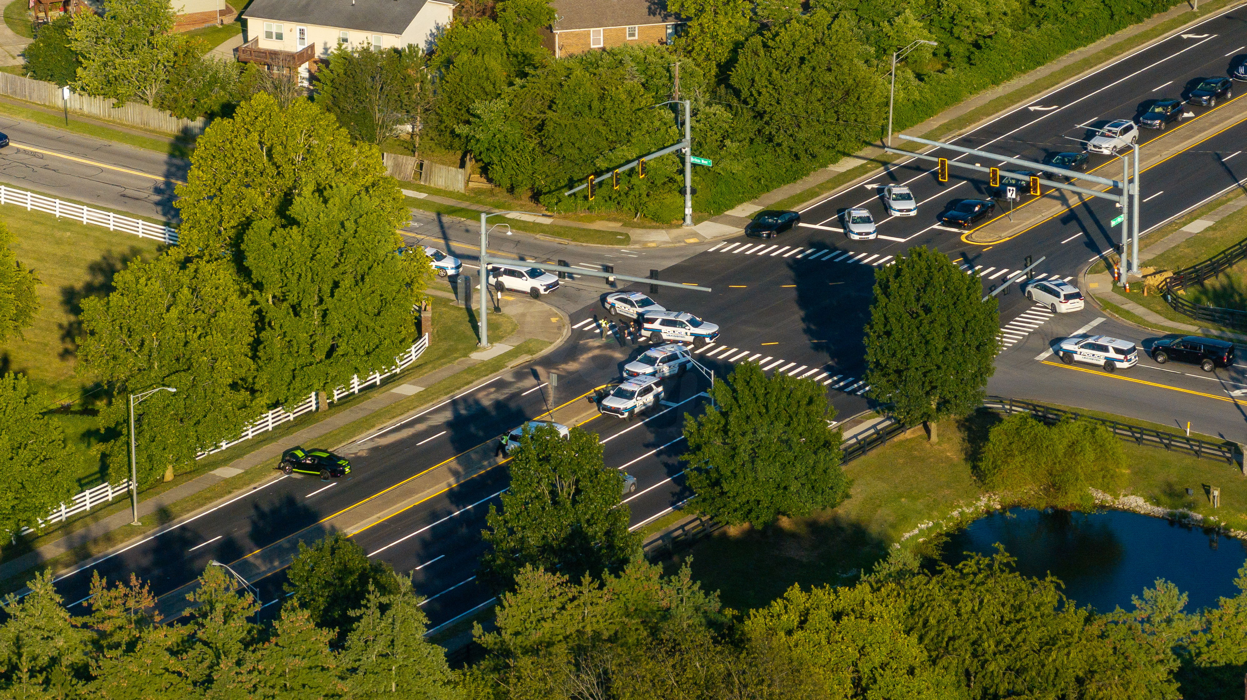 Serious condition after car accident in Lexington
