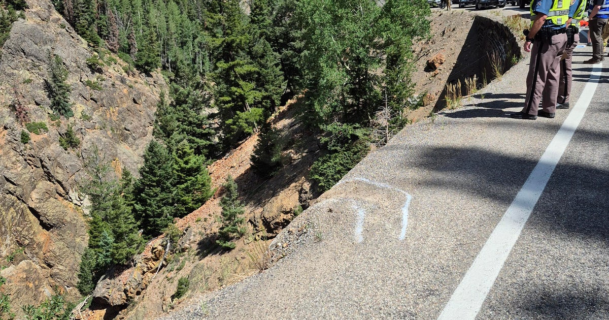 Teenager survives after car tumbles 320 feet down Colorado mountainside