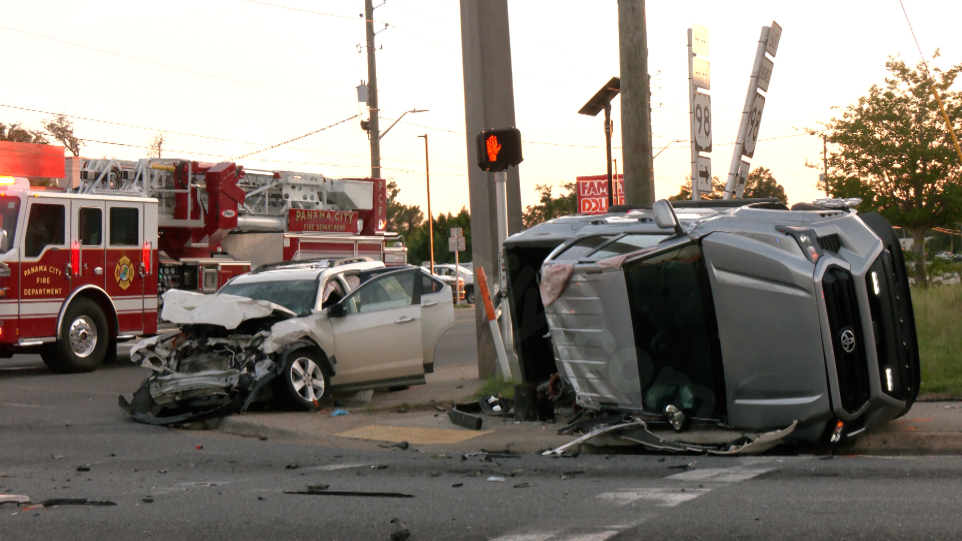 Ten individuals affected by car accident in Panama City