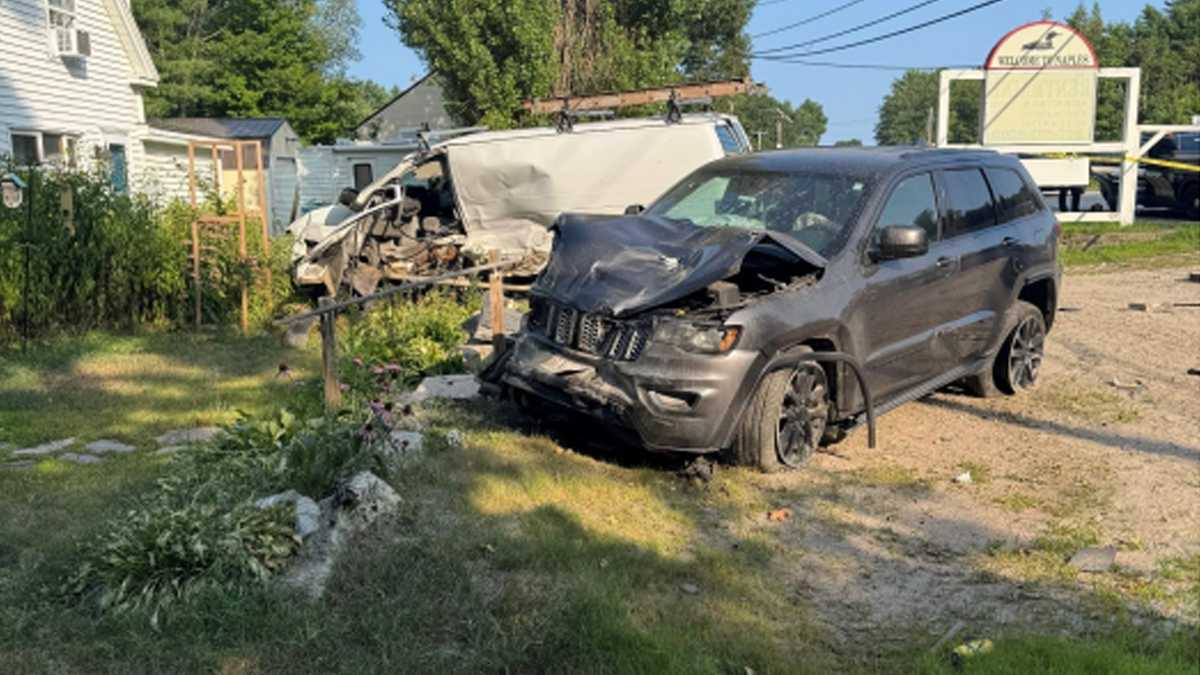 Maine resident fatally hit in driveway in chain-reaction accident, authorities report