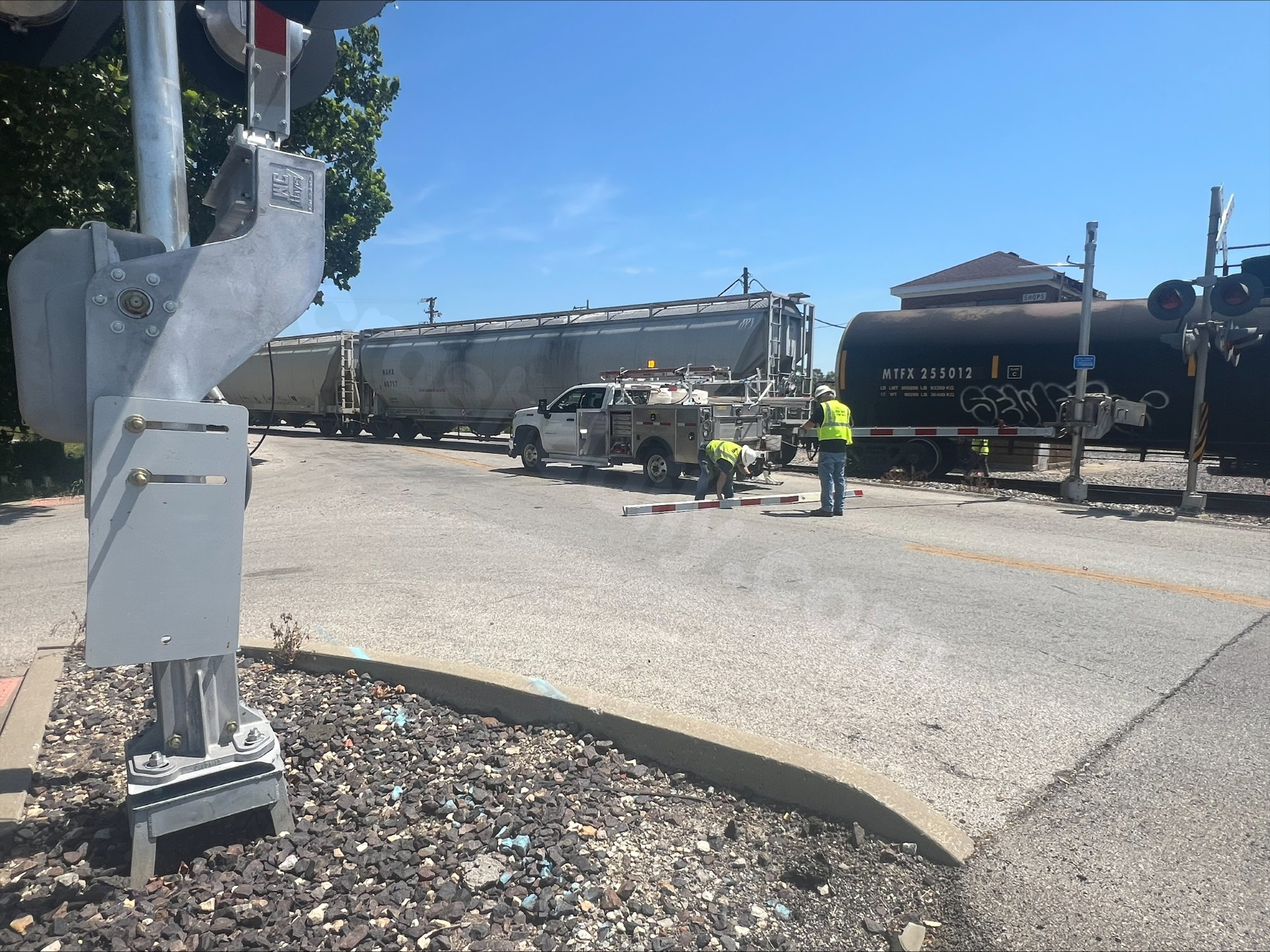 Springfield pedestrian injured in train collision