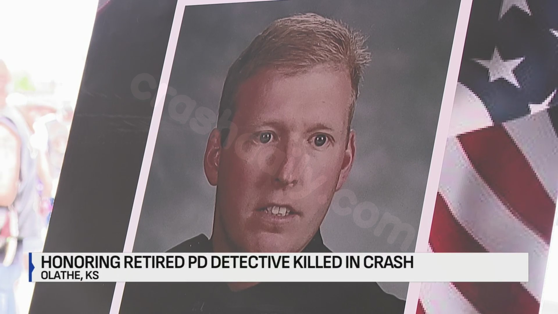 Memorial for former Olathe detective following fatal accident