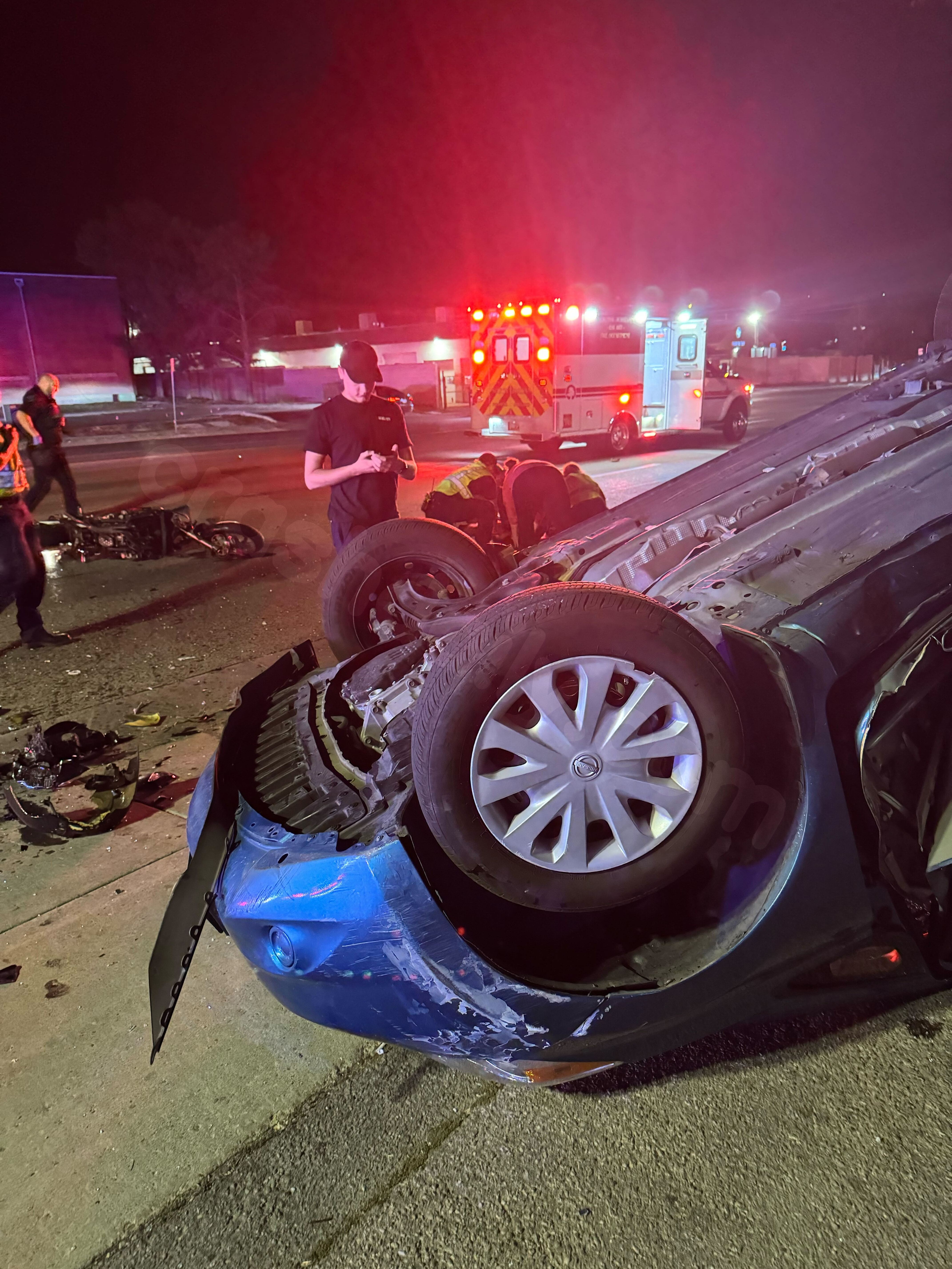 Fatal motorcycle accident on Redwood Road in South Jordan