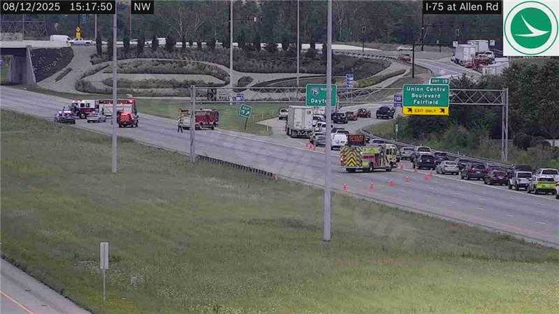 Serious crash on I-75 in West Chester leaves 3 in critical condition