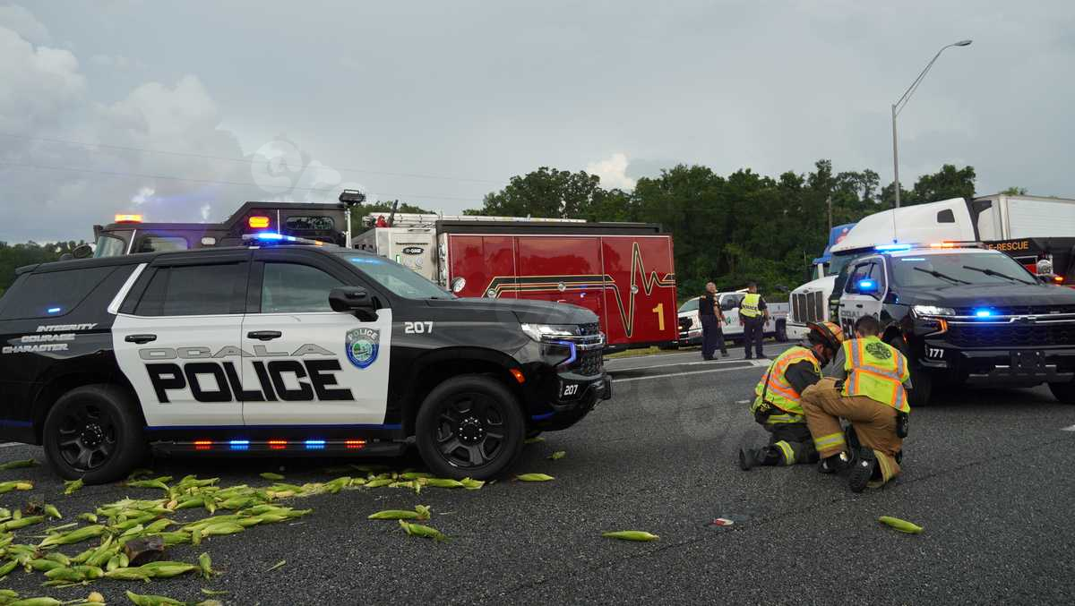 All lanes closed on I-75 Northbound in Marion County due to multi-vehicle crash
