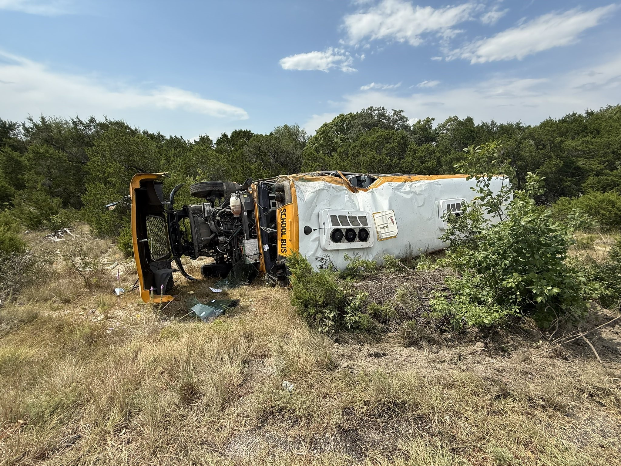 School bus accident injures 12, one airlifted