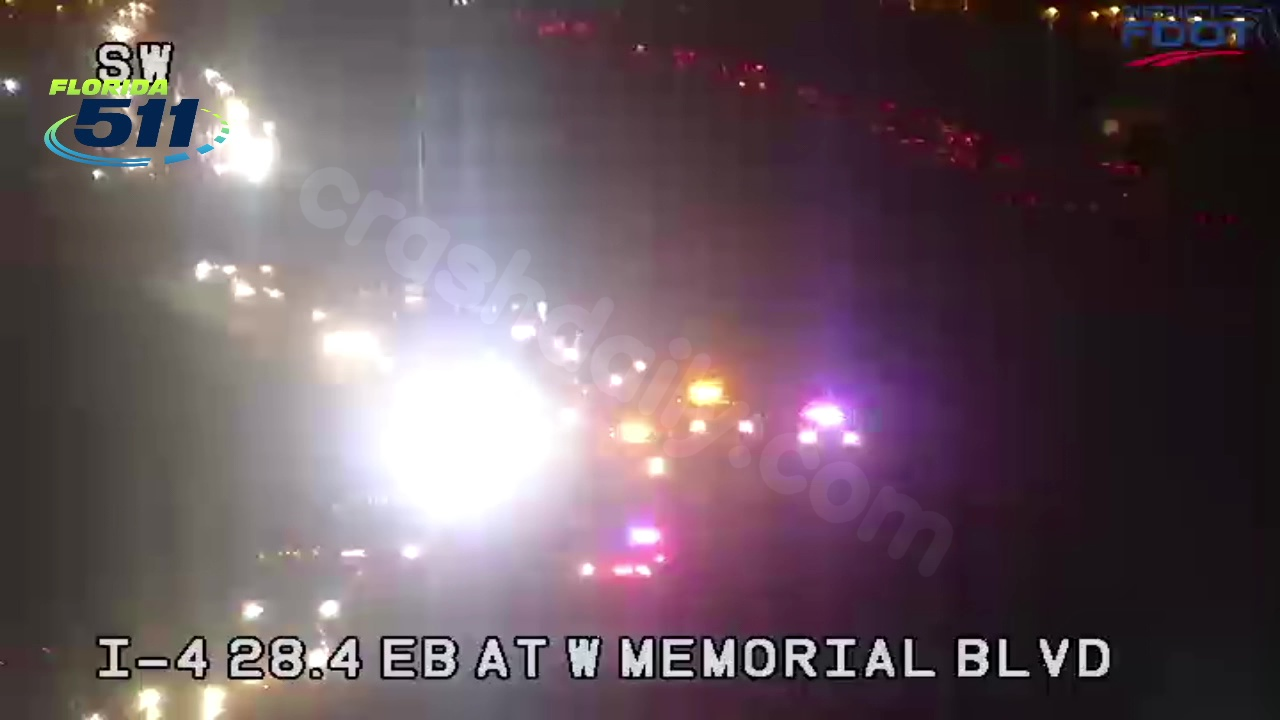 Fatal crash on I-4 in Polk County
