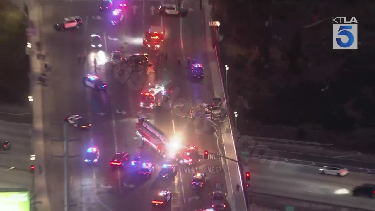 Multiple people sustain serious injuries in intense pursuit crash in West Los Angeles