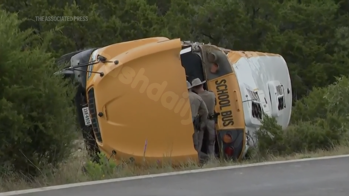 Students injured in Texas school bus crash on first day of school