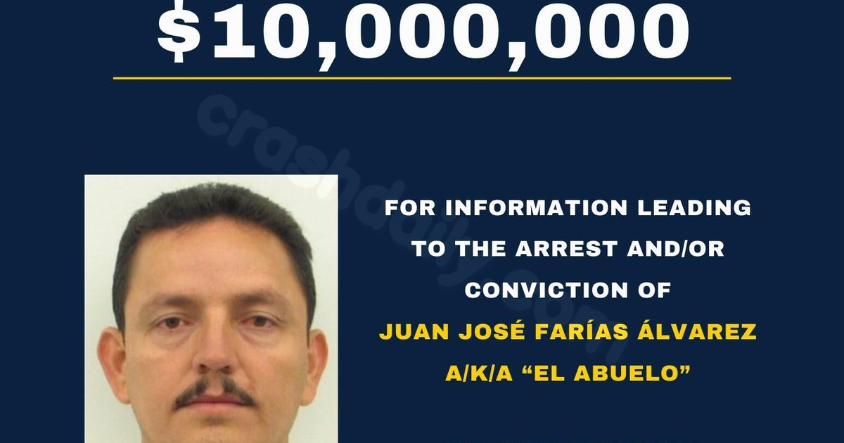 $10 million reward offered for suspect in Tennessee car crash linked to Mexican drug cartel boss nicknamed "The Grandfather"