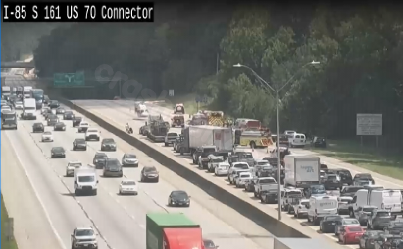 1 fatality, 3 injured in fiery wreck on I-85 in Orange County according to NCSHP