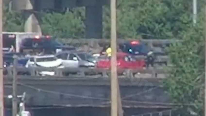 I-610 West Reopens at Franklin Ave. after Multiple Car Accident