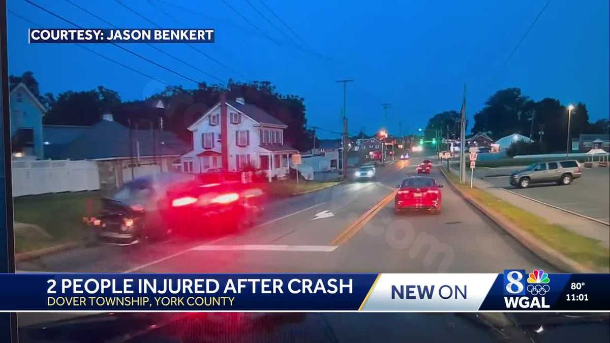York County captures violent car collision.
