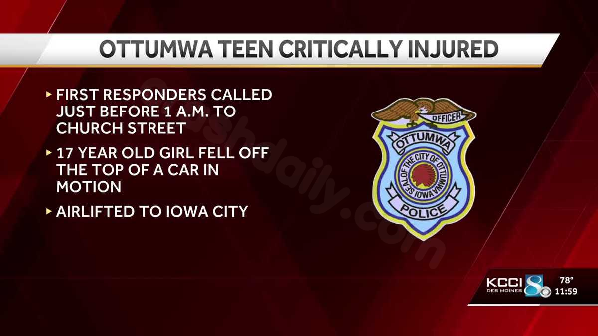 Teen from Iowa severely injured in suspected 'car surfing' incident