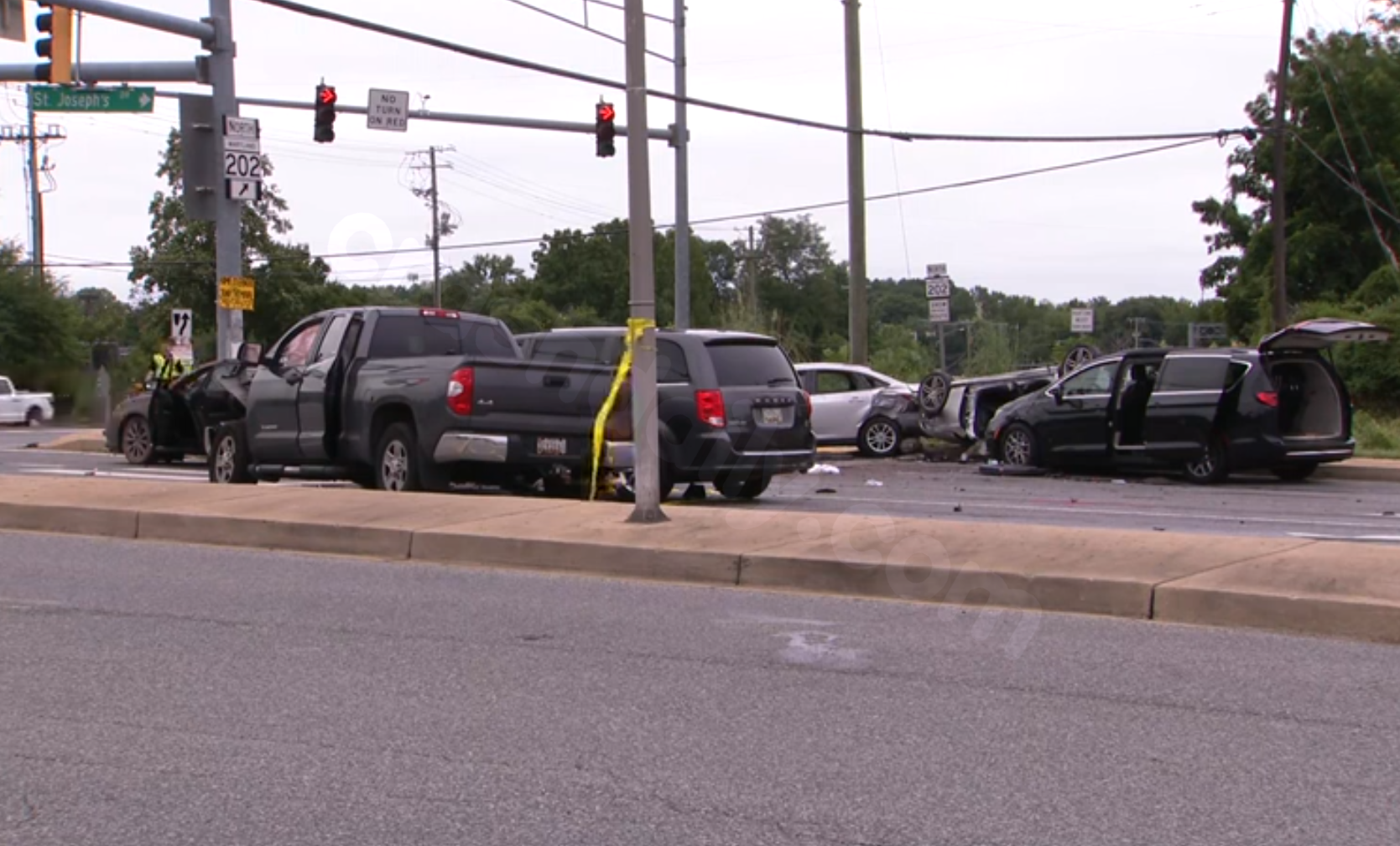 Deadly collision with 8 vehicles in Prince George's County