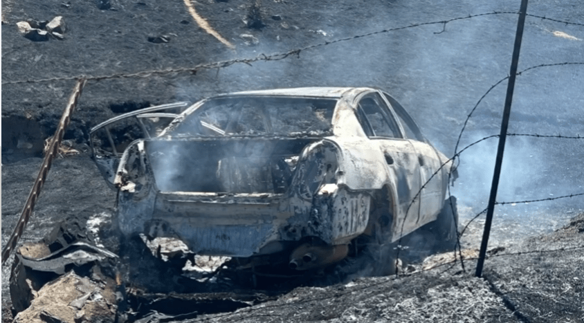 Vehicle collision with barrier in South Bay leads to potential ignition of large fire: official