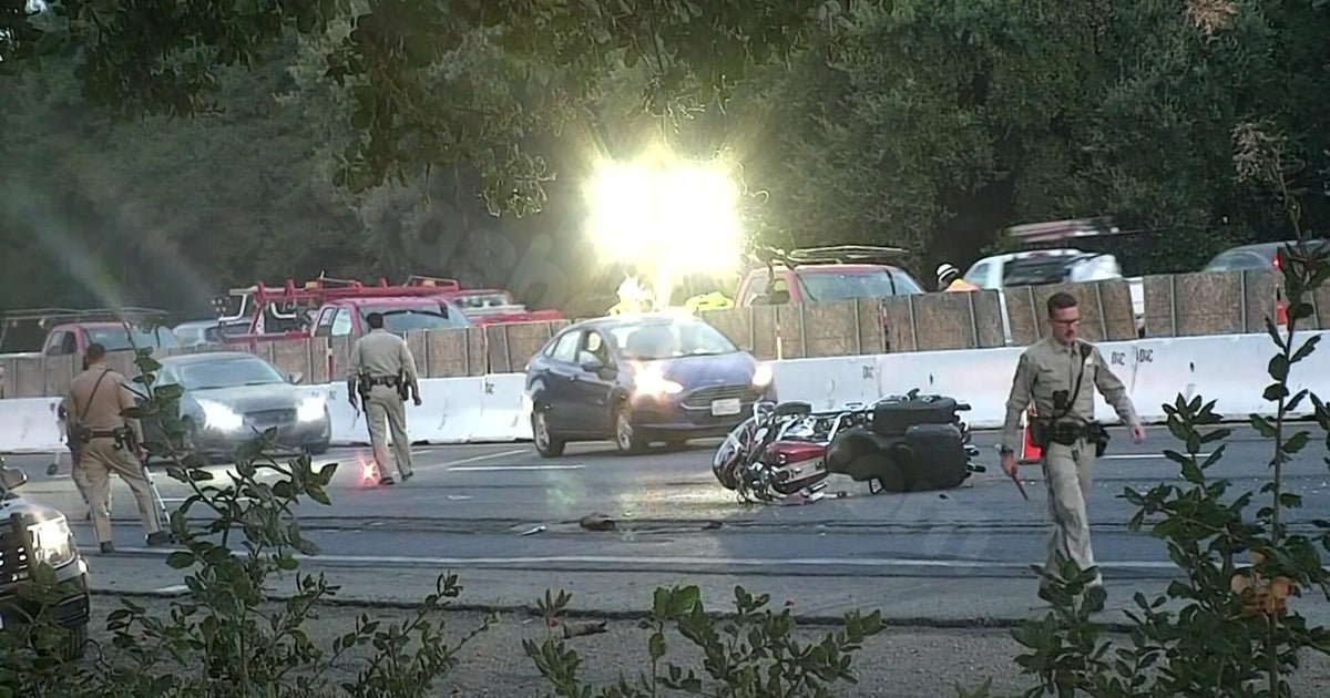 Fatal motorcycle crash closes lanes on eastbound I-80 in Davis.