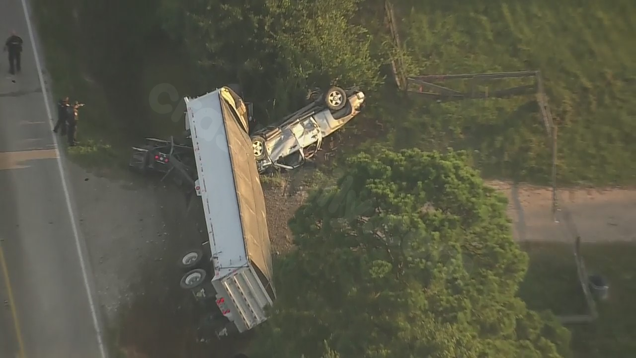 Fatal Accident: Motorcyclist killed in Katy Hockley crash; Big rigs overturned in ravine