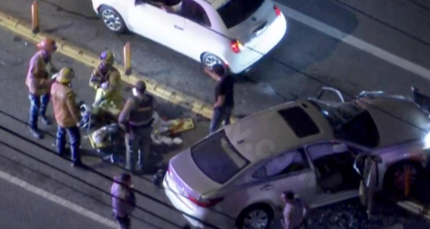 Authorities say man steals car with three children and crashes in Malibu after pursuit.