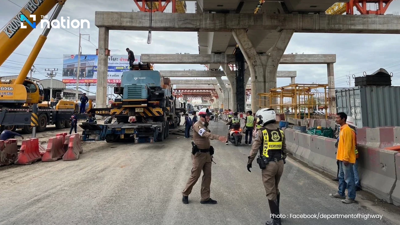 Construction halted on Rama II motorway segment 3 days post-accident