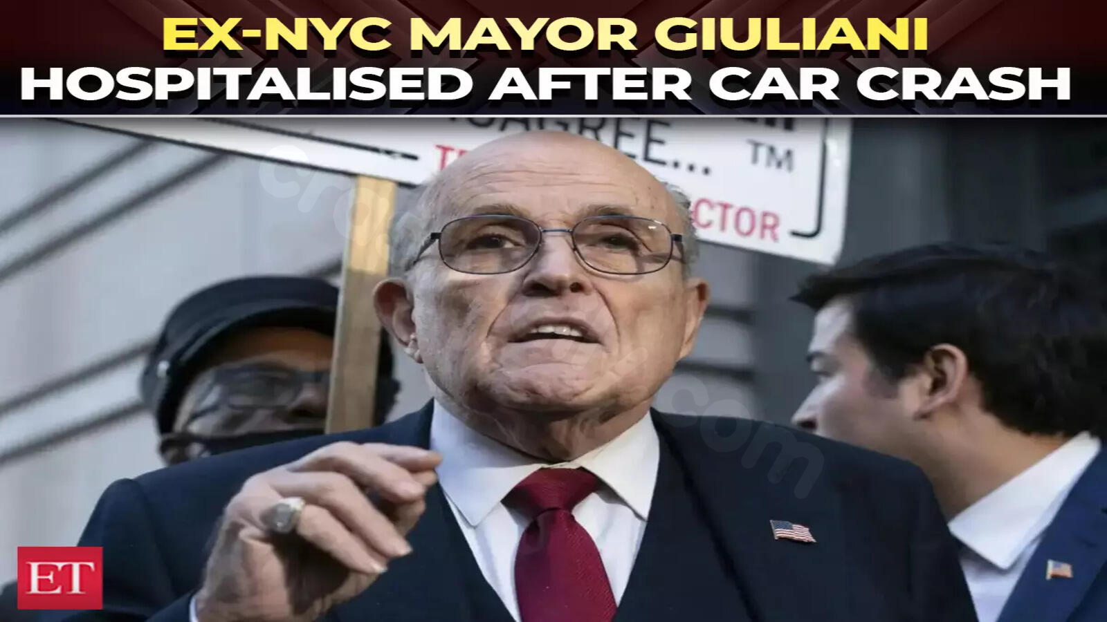 Rudy Giuliani, former NYC Mayor, critically hurt in New Hampshire car accident