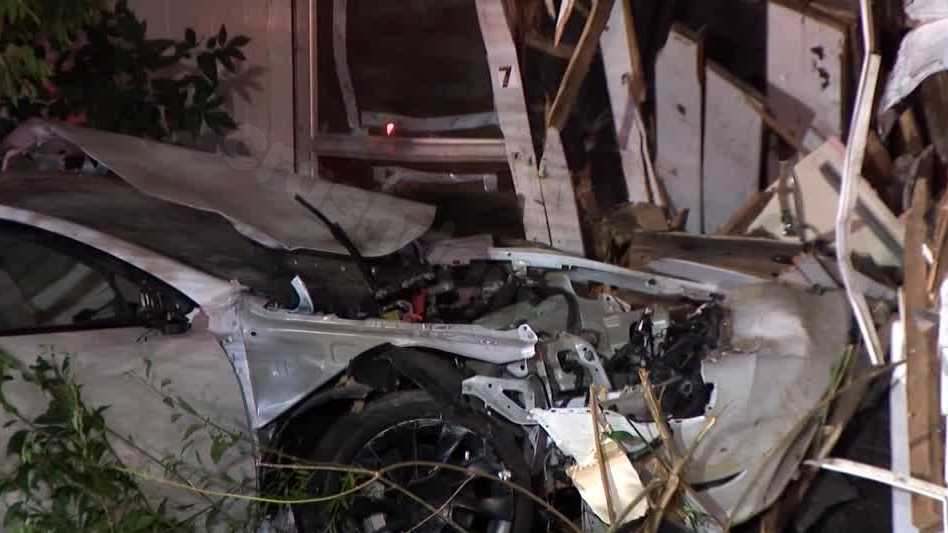 Manchester home hit by car