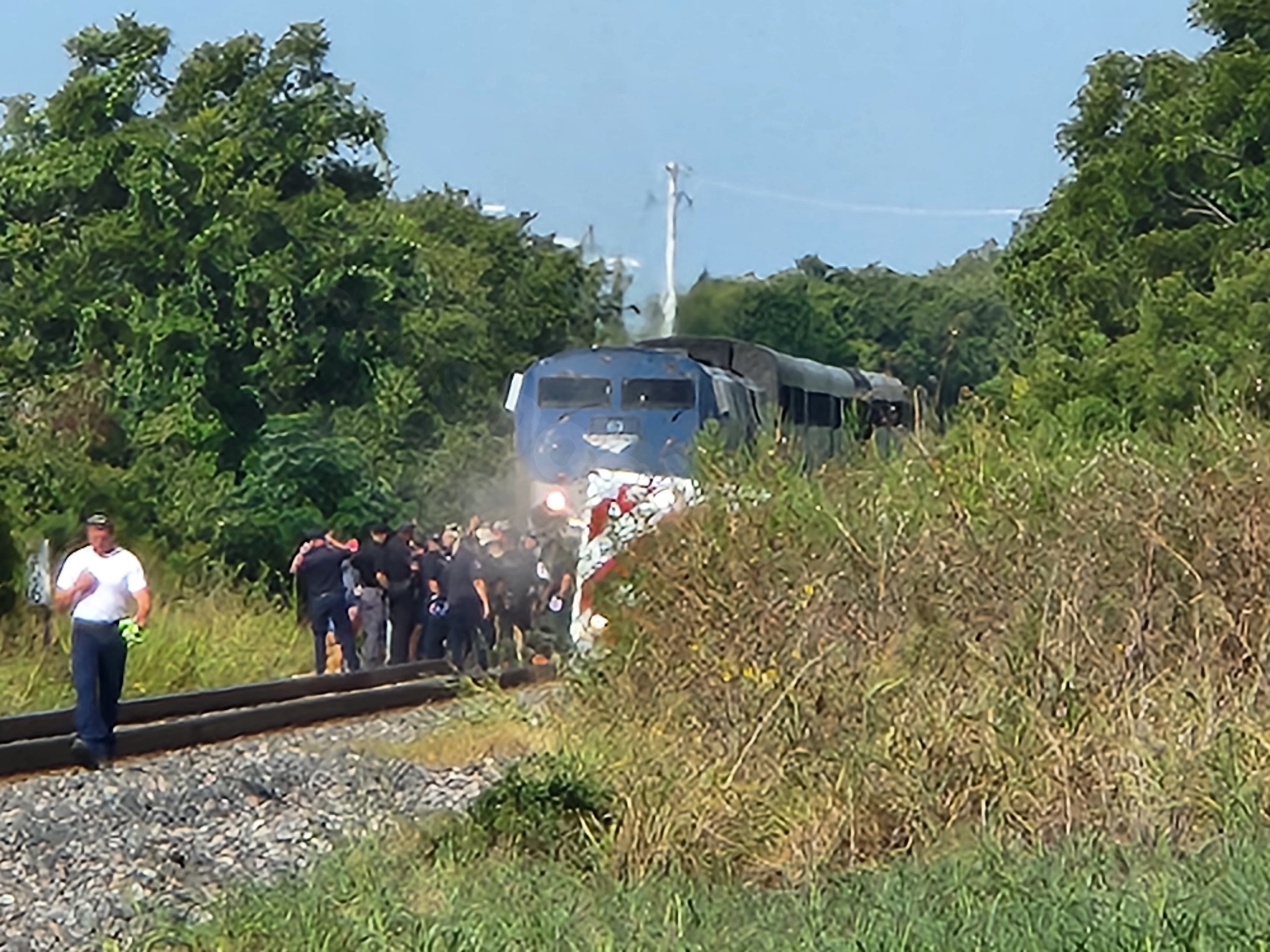 Fatal accident between train and vehicle near Hutto results in one death